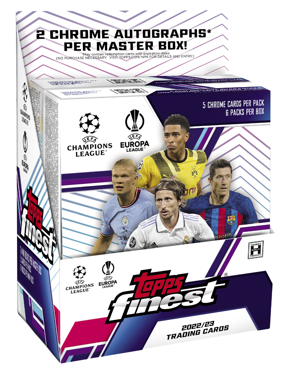 2022-23 Topps Finest UEFA Champions League Hobby Mini Box